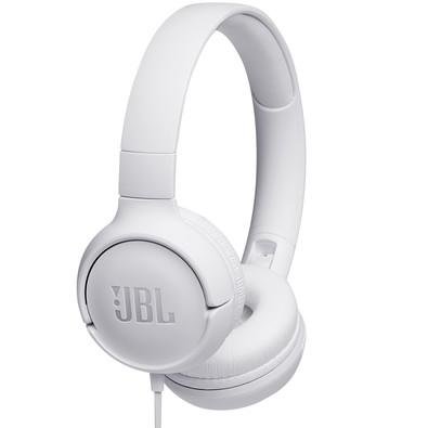 Fone de Ouvido JBL Tune, 3.5mm, Branco - JBLT500WHT