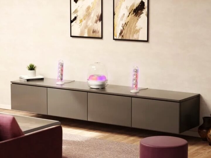 Harman Kardon SoundSticks 5: o ícone transparente do MoMA renasce com Wi-Fi, Auracast e 190 watts
