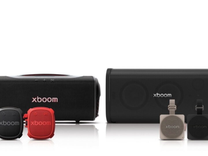 LG xboom by will.i.am 2026: quatro novas caixas Bluetooth com IA, bateria de longa duração e até 220W de potência