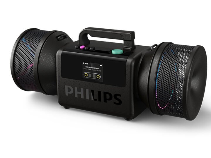 Philips Moving Sound MS80 The Tube: a caixa de 140W com Bluetooth 6.0 que quer destronar a JBL PartyBox