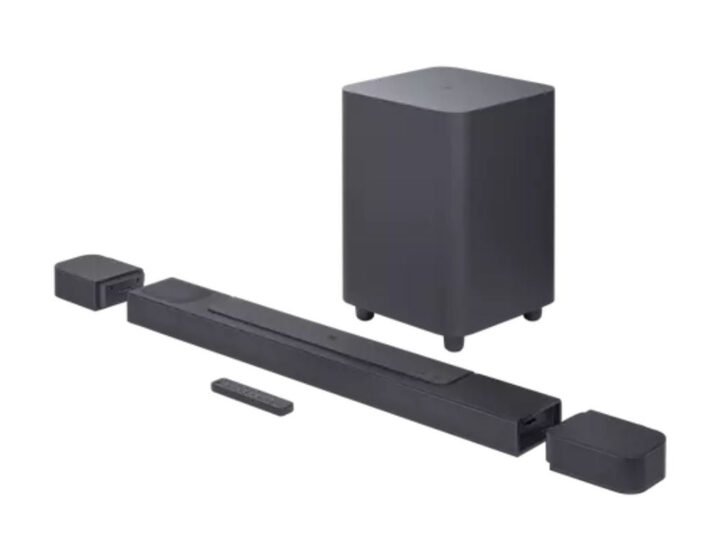 Review: JBL Bar 800 — Soundbar 5.1.2 com Dolby Atmos, Surround Destacável e Subwoofer Sem Fio de 10″