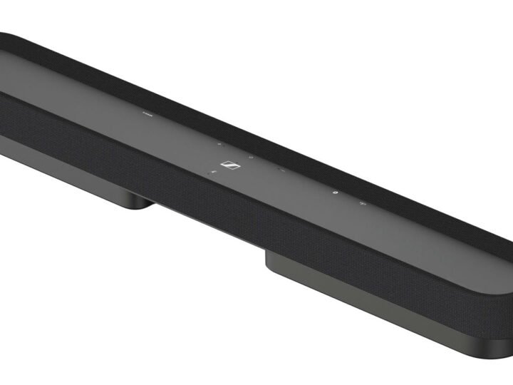 Sennheiser Ambeo Soundbar Mini: 250 watts e grave de 43 Hz numa barra de 70 cm — mas o Atmos nunca sobe do chão
