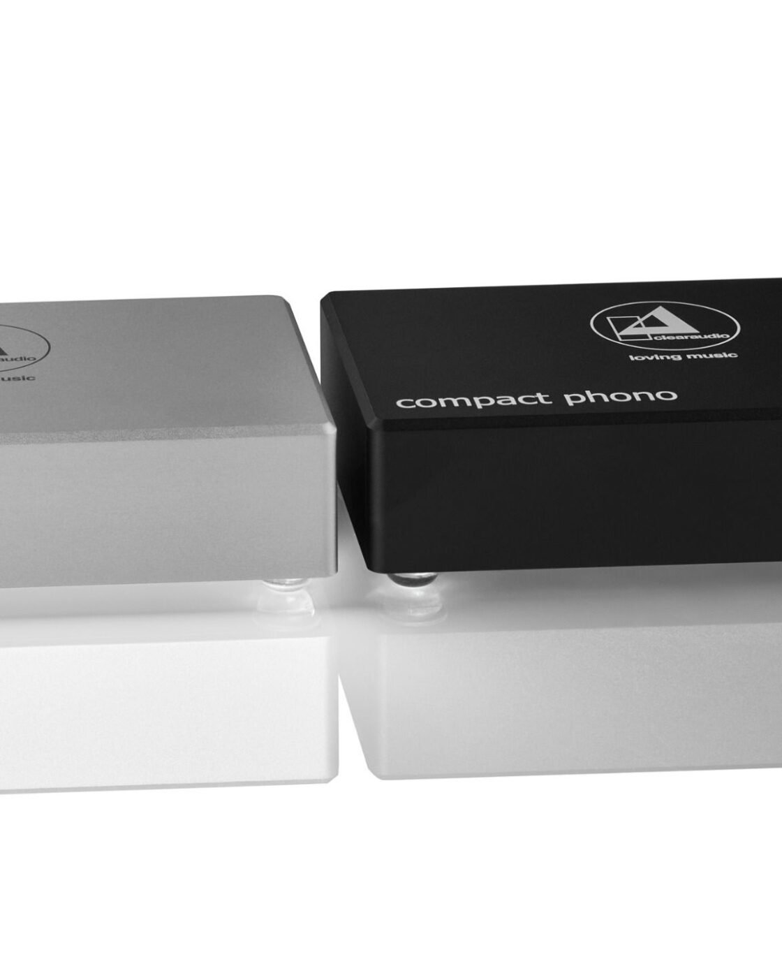 Pré-amplificador de phono Clearaudio Compact Phono em gabinete metálico compacto