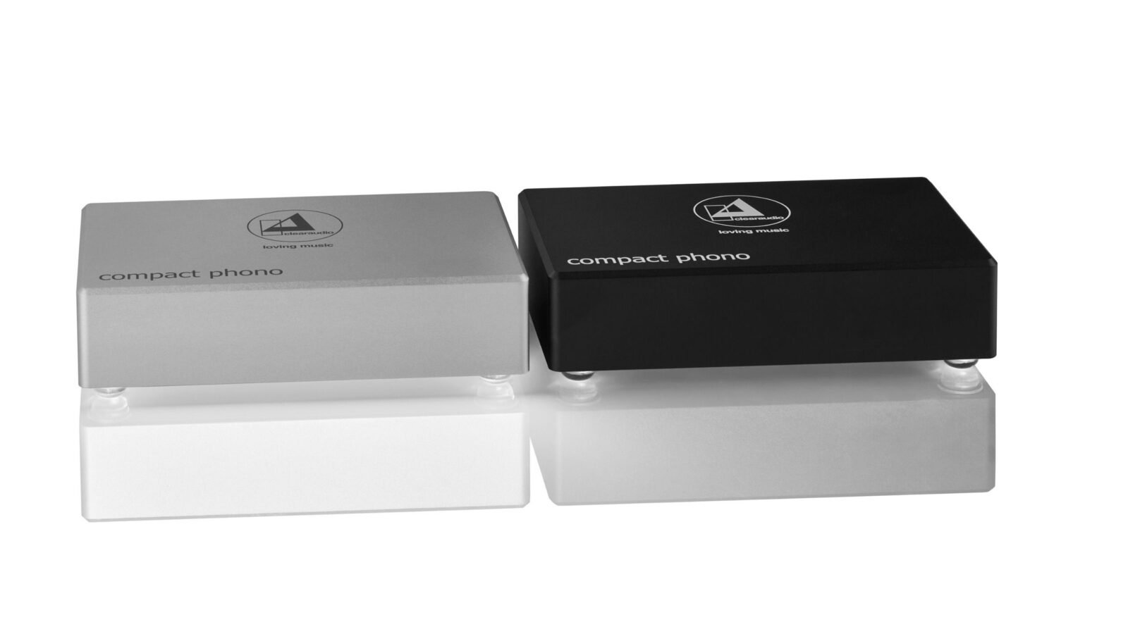 Pré-amplificador de phono Clearaudio Compact Phono em gabinete metálico compacto