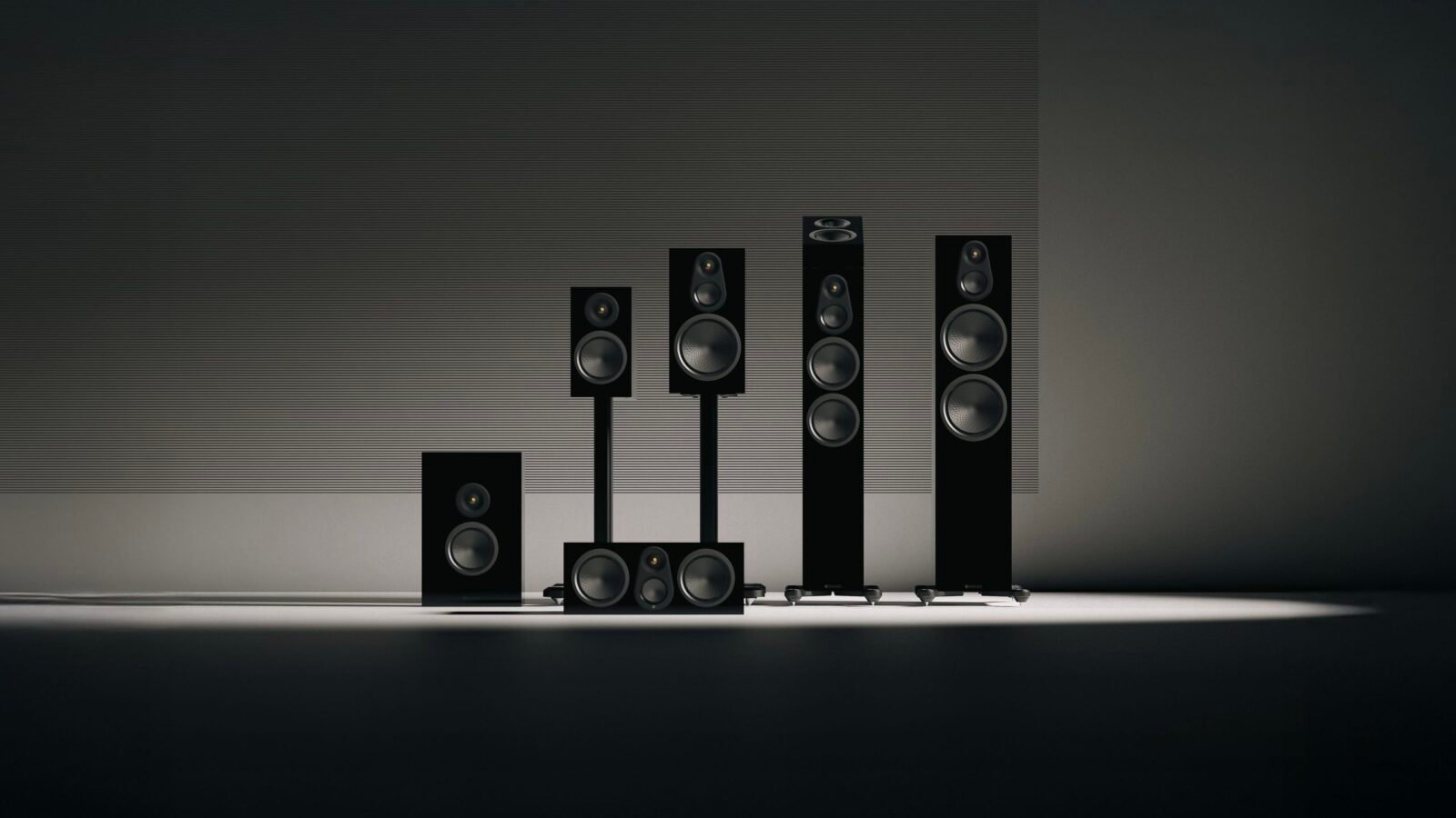 Linha de caixas acústicas Monitor Audio Silver Series 8G, torres e bookshelf