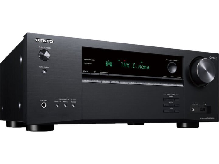 Onkyo TX-NR6100: Receiver 7.2 com HDMI 2.1 e THX Para Cinema e Games