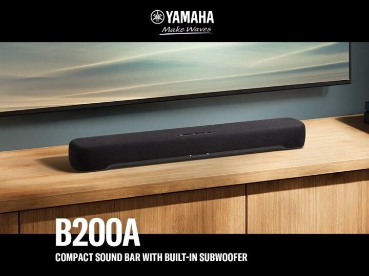 Yamaha B200A: soundbar mais compacta da marca com Dolby Atmos e subwoofer embutido