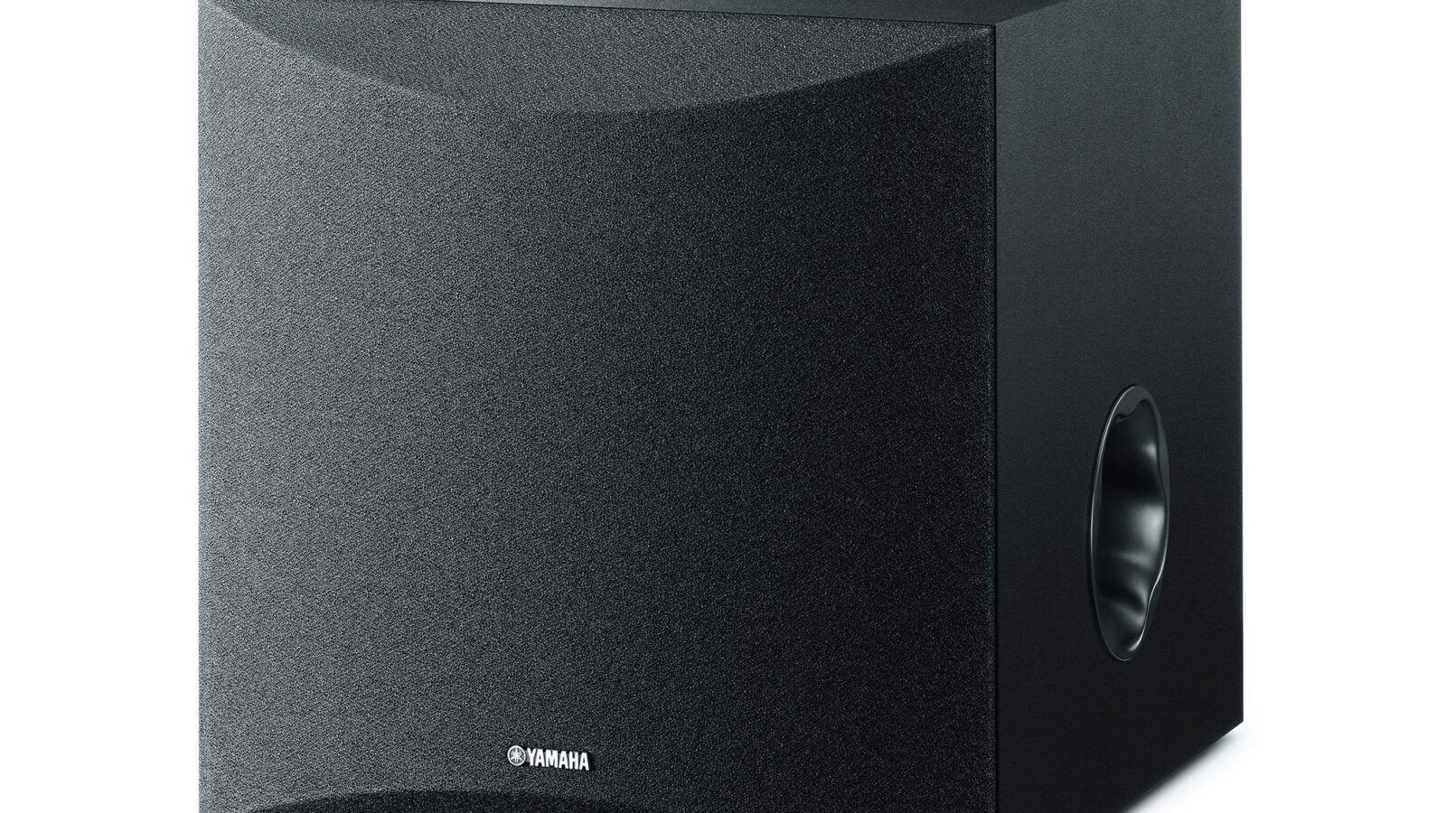 Subwoofer ativo Yamaha NS-SW050 de 8 polegadas, gabinete preto