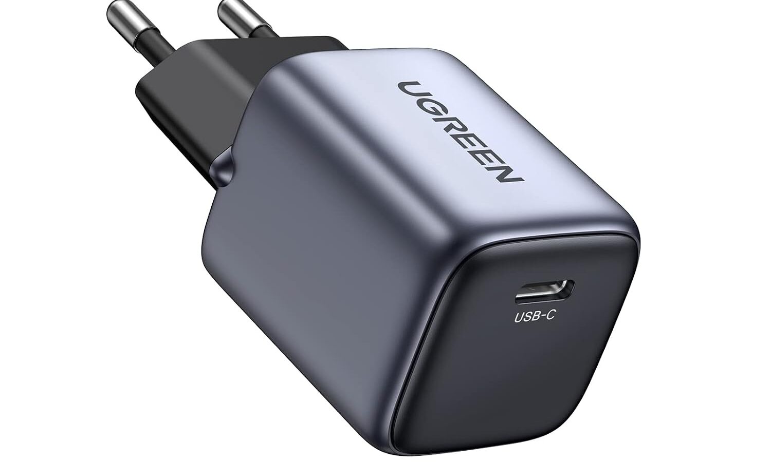 Carregador USB-C UGREEN Nexode mini de 20 W com Power Delivery, exemplo de carregador para carga rápida de celular