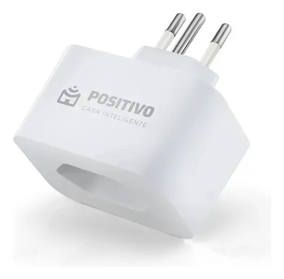 Tomada inteligente Wi-Fi Positivo 10 A para controlar aparelhos pela Alexa