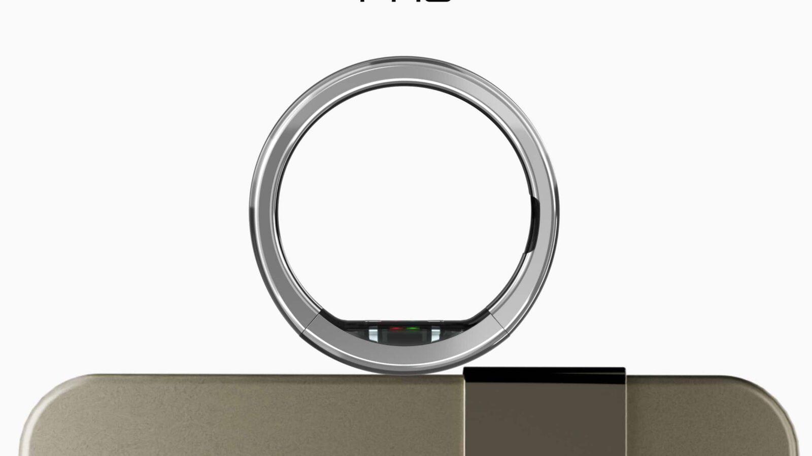 Anel inteligente Ultrahuman Ring Pro de titânio, imagem oficial de divulgação da Ultrahuman