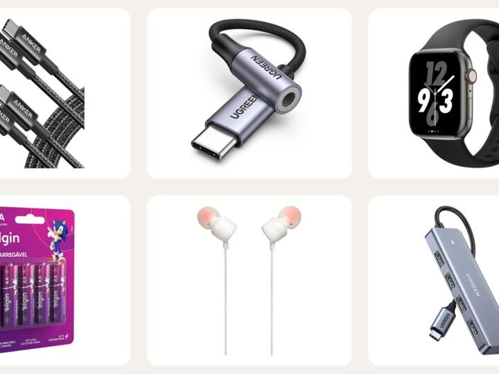 Achadinhos até R$ 100: cabos UGREEN e Anker, pulseiras de relógio, pilhas e fones baratinhos