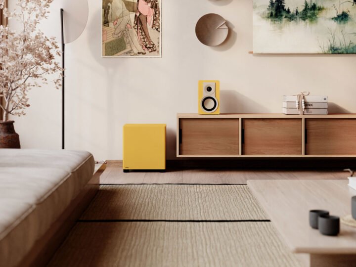 DALI BASIK SUB: subwoofer compacto de 8 polegadas em cinco cores para quem usa caixas de estante