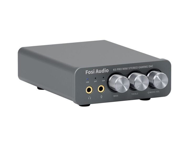 Fosi Audio K5 Pro vale a pena em 2026? Análise da ficha técnica do DAC/amplificador para PC e PS5