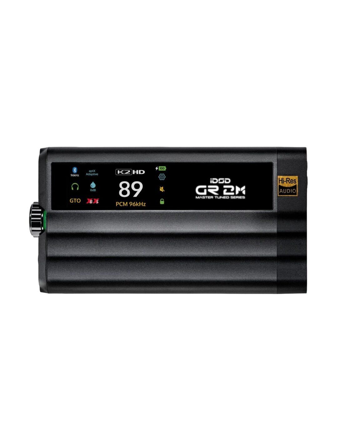 DAC e amplificador de fone iFi iDSD GR2 MT visto de frente