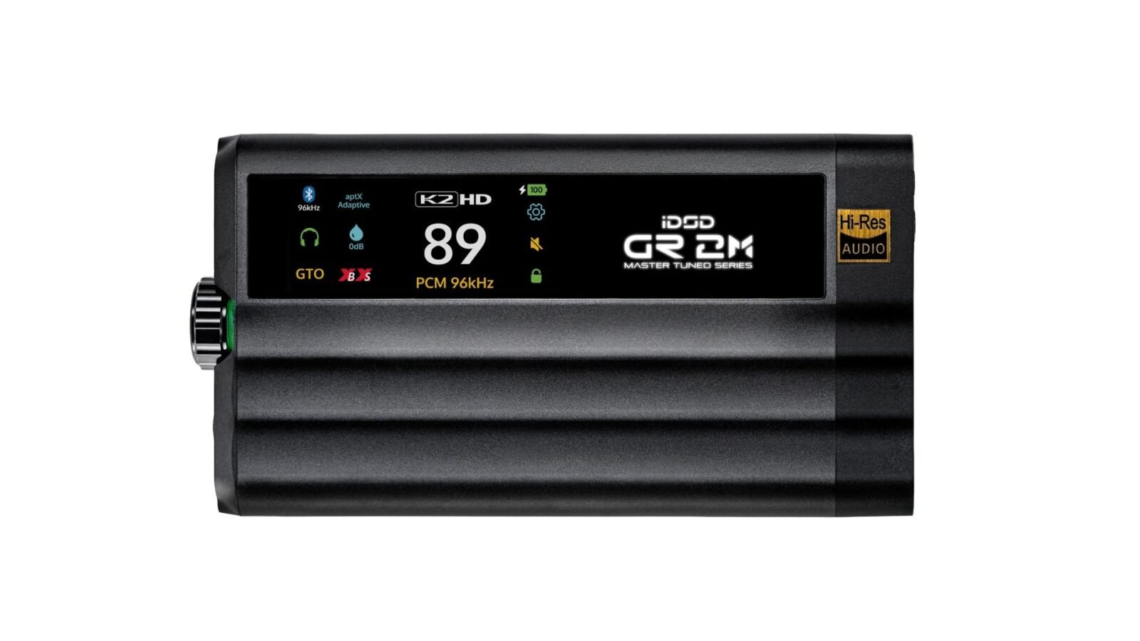 DAC e amplificador de fone iFi iDSD GR2 MT visto de frente