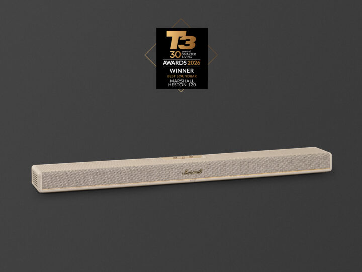 Marshall Heston 120 ganha versão Cream: soundbar Dolby Atmos 5.1.2 da marca agora em tom creme