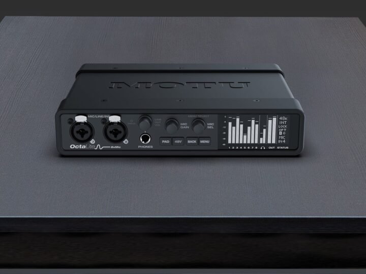 MOTU OctaLite: oito pré-amplificadores de microfone em meia-rack, com USB-C e expansão ADAT