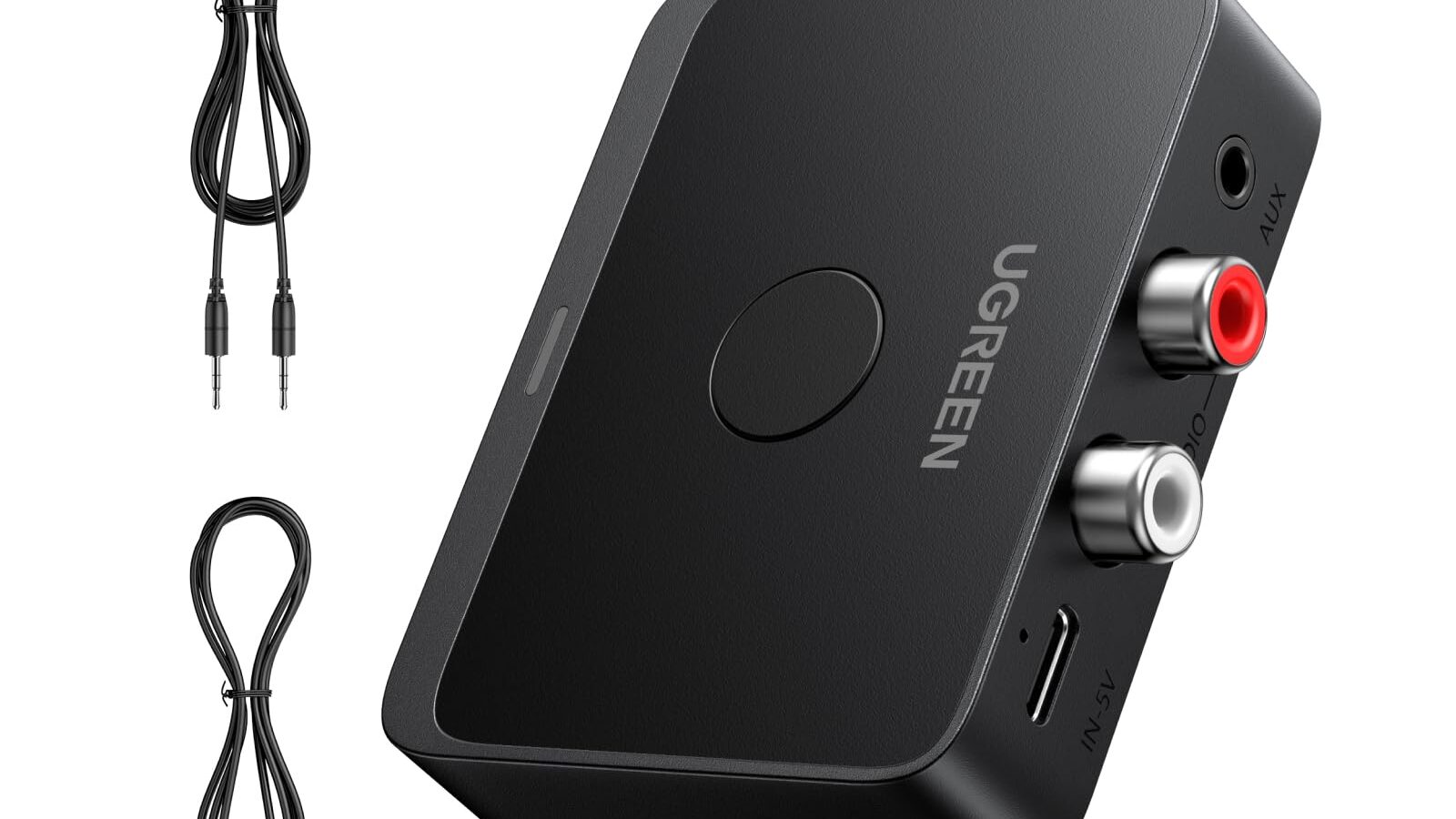 Receptor Bluetooth UGREEN com LDAC e saídas RCA e P2
