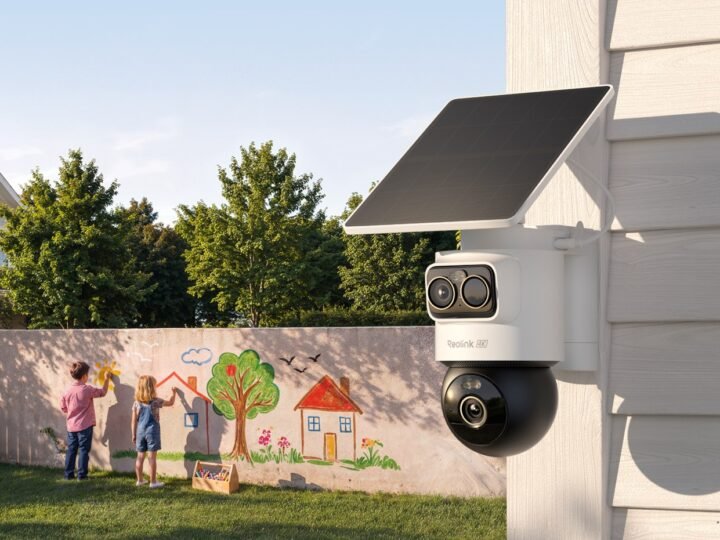 Reolink OMVI 2i Ultra: câmera solar sem fio junta lente fixa 4K e câmera giratória que segue o intruso