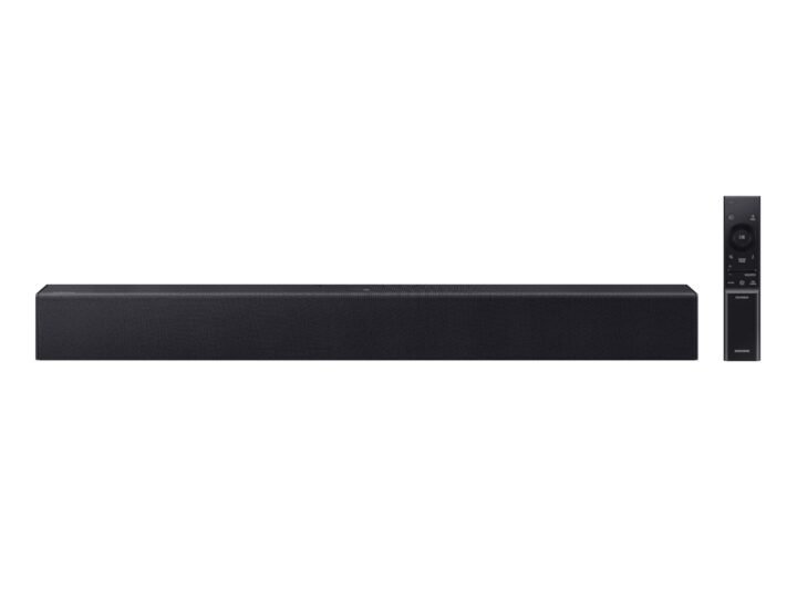 Samsung HW-B400F vale a pena em 2026? Análise da ficha técnica da soundbar 2.0 de entrada