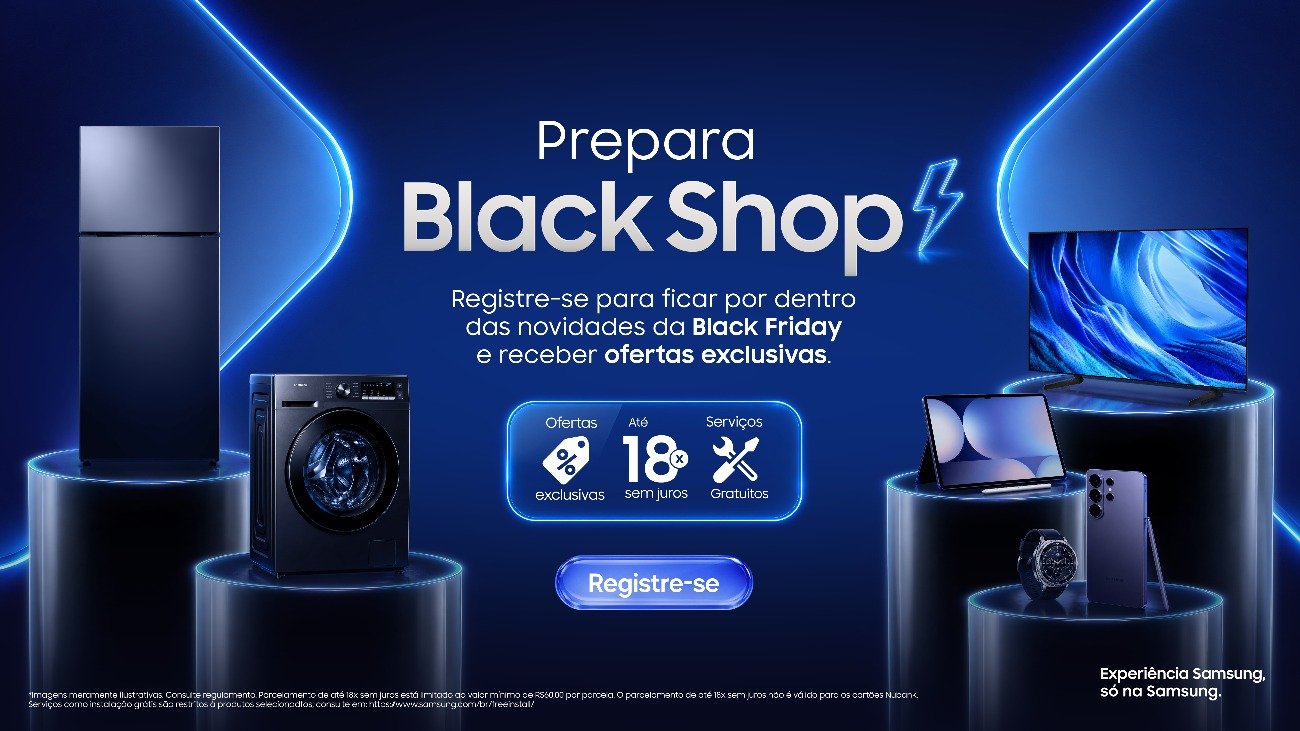 Samsung abre pré-registro do Prepara Black Shop até 25 de outubro