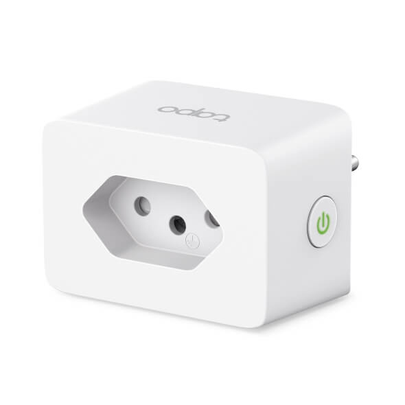 Tomada inteligente Wi-Fi TP-Link Tapo P110 branca, padrão brasileiro de 10 A